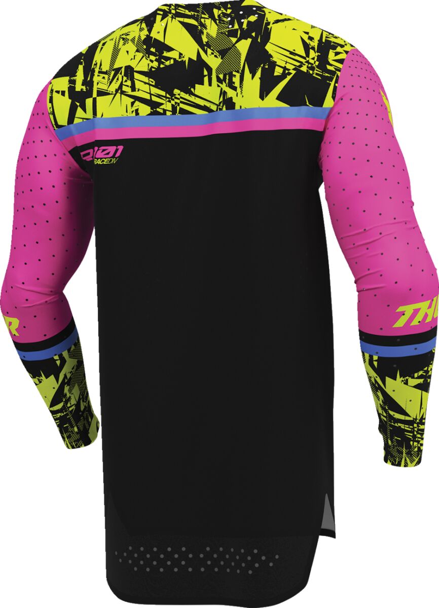 THOR Sportmode Punk'd Crosstrøye Svart/ Blå/ Fuchsia/ Gul - 2
