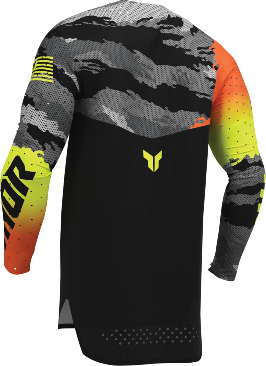 THOR Sportmode Recon LE Crosstrøye Acid/ Svart/ Grå/ Oransje - 2