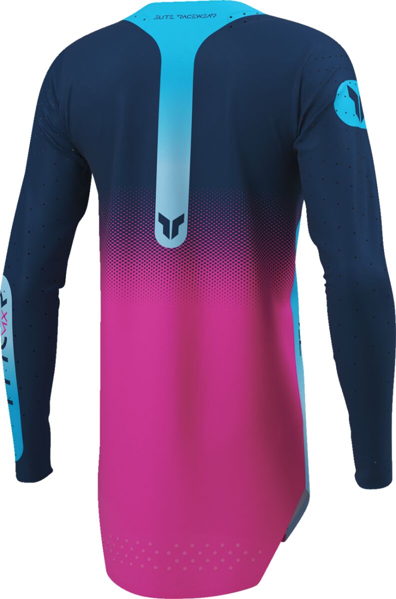 THOR Women's Sportmode Merge Crosstrøye Fuchsia/ Blå/ Blå - 2