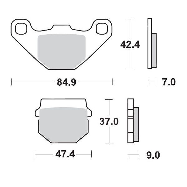 Moto-Master Racing GP SinterPRO Offroad Brake Pads
