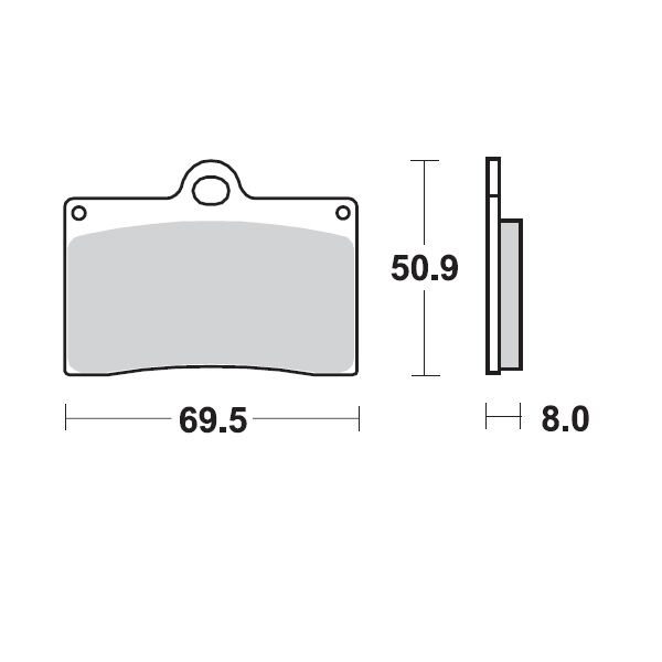 Moto-Master Racing GP SinterPRO Offroad Brake Pads