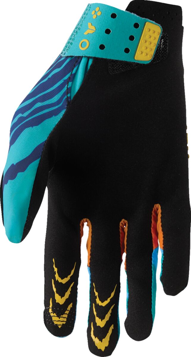 THOR Sportmode Crosshandskar Aqua/ Svart/ Gul - 3