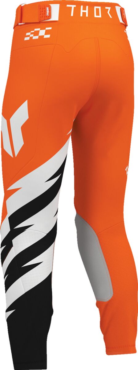 THOR Youth Launchmode Shockie Crossbyxor Svart/ Fluo Orange/ Vit - 4