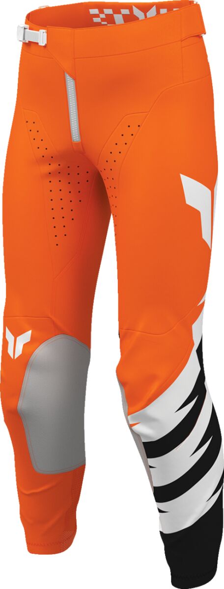THOR Youth Launchmode Shockie Crossbyxor Svart/ Fluo Orange/ Vit - 3