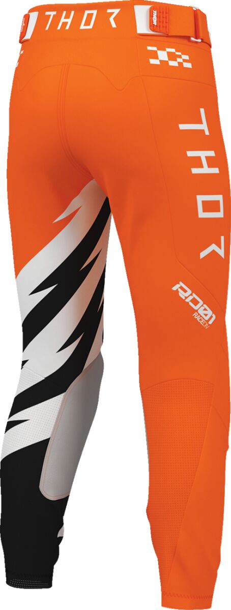 THOR Youth Launchmode Shockie Crossbyxor Svart/ Fluo Orange/ Vit - 2