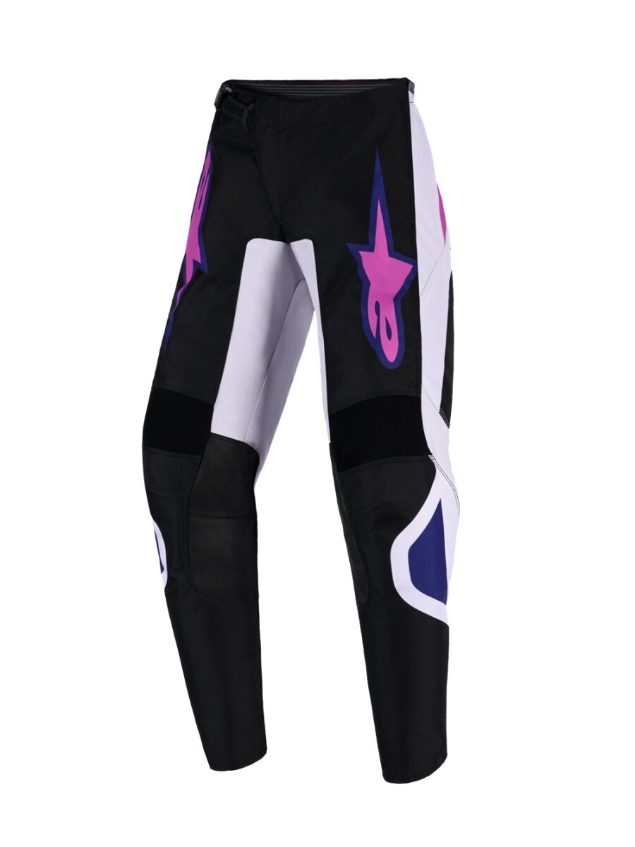Alpinestars Youth Fluid Grid Crossbukser Sort/ Grå/ Lilla Fluid Grid