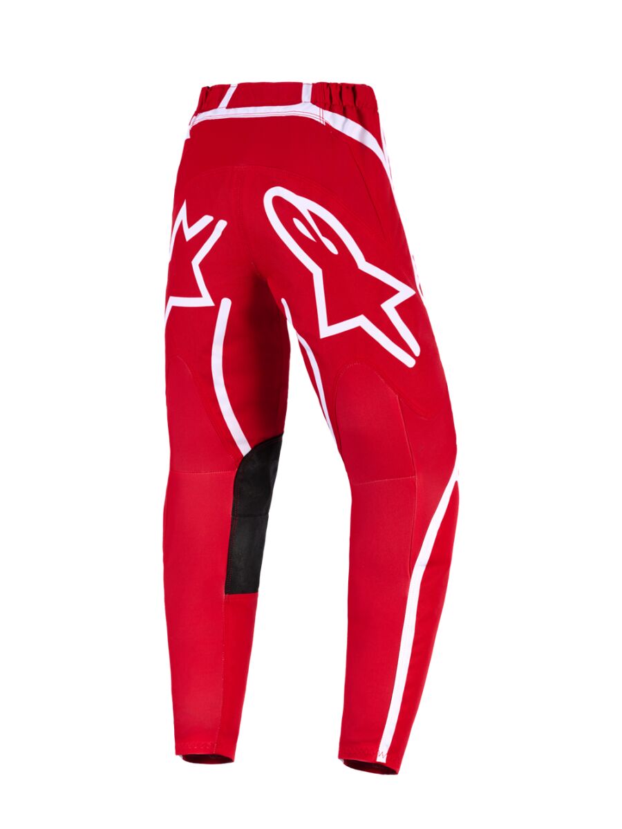 Pantaloni Fluid Apex per bambini Alpinestars Rosso/ Bianco Fluid Apex - 2