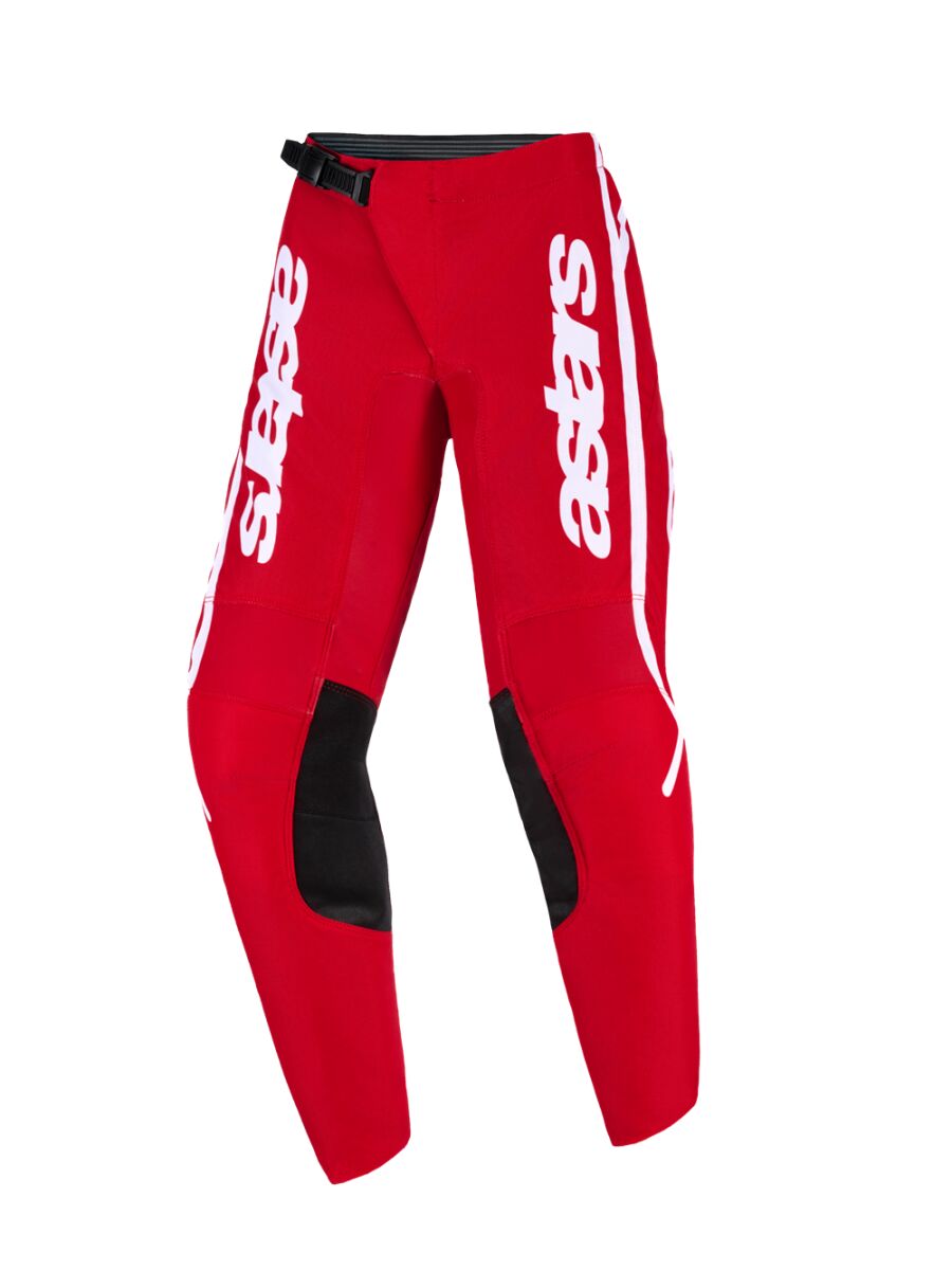 Pantaloni Fluid Apex per bambini Alpinestars Rosso/ Bianco Fluid Apex