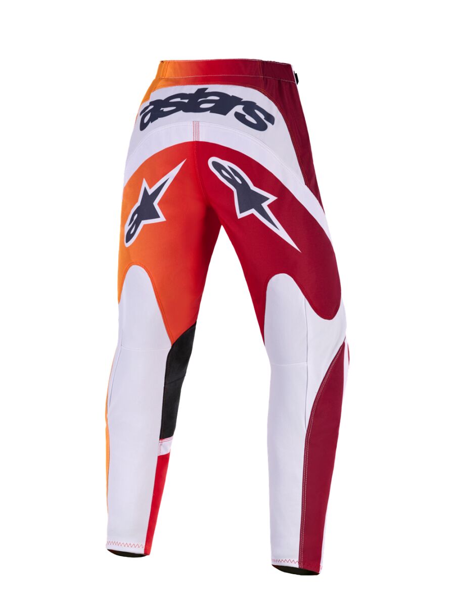 Alpinestars Youth Fluid Portl Crossbukser Grå/ Rød Fluid Portl - 2