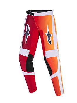 Alpinestars Youth Fluid Portl Crossihousut Harmaa/ Punainen Fluid Portl