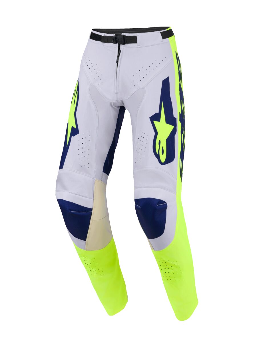 Alpinestars Racer Air Riway Crossbroek Blauw/ Grijs/ Geel