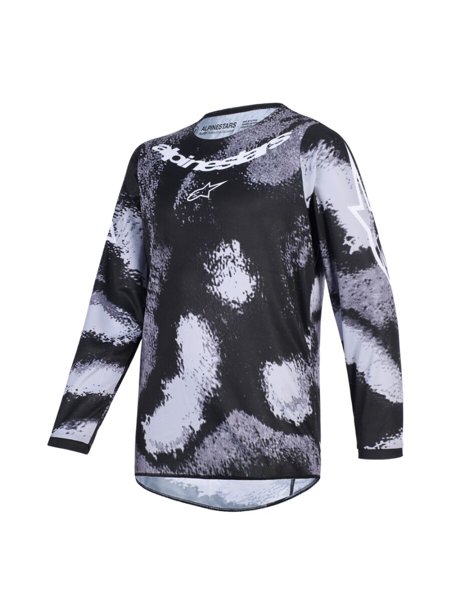 Alpinestars Youth Fluid Lahnd Crosstrøje Camo/ Grå