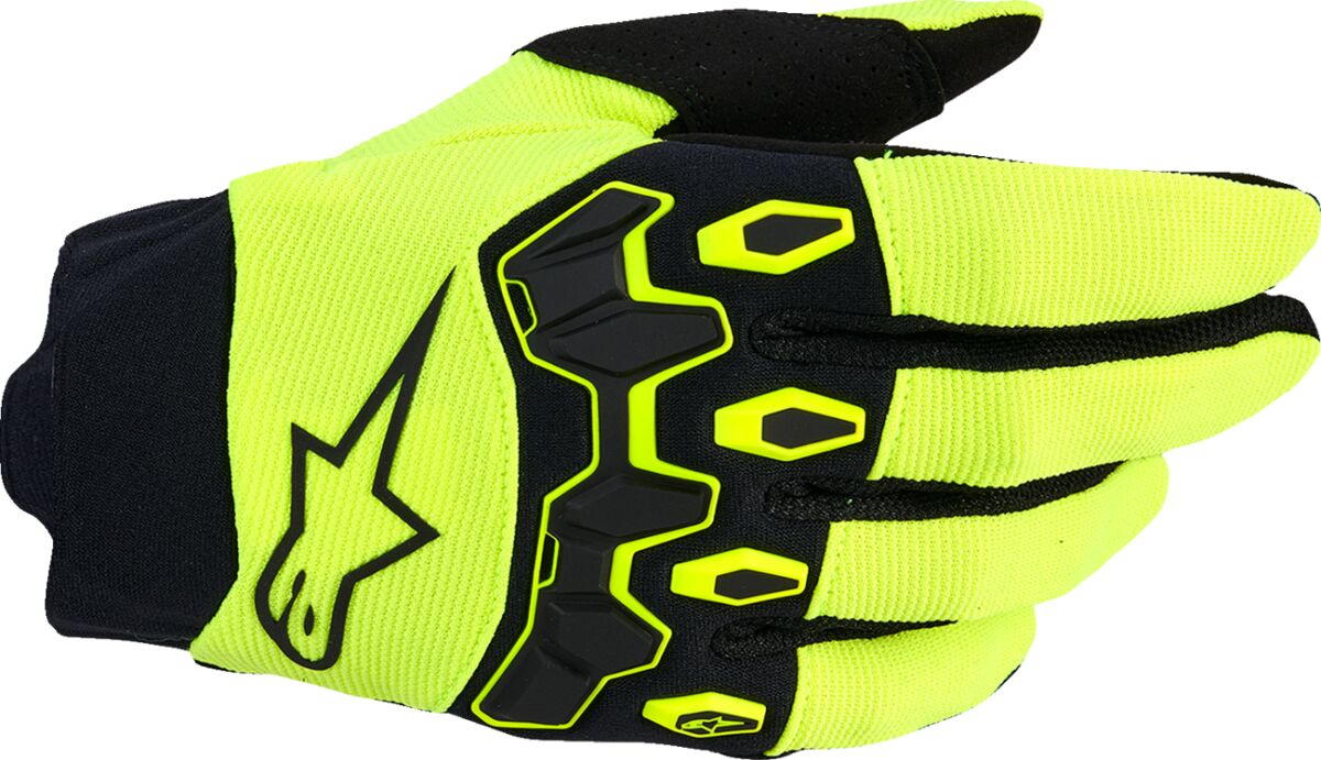 Gants Youth Full Bore V2 Alpinestars Noir/ Hi-Vis Jaune Full Bore V2