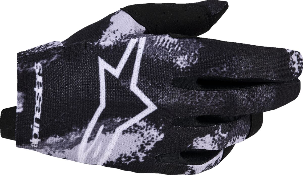 Alpinestars Youth Radar Crossihanskat Musta/ Camo Iron/ Harmaa Radar