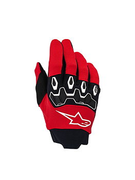 Alpinestars Youth Full Bore V2 Crossihanskat Musta/ Punainen Full Bore V2
