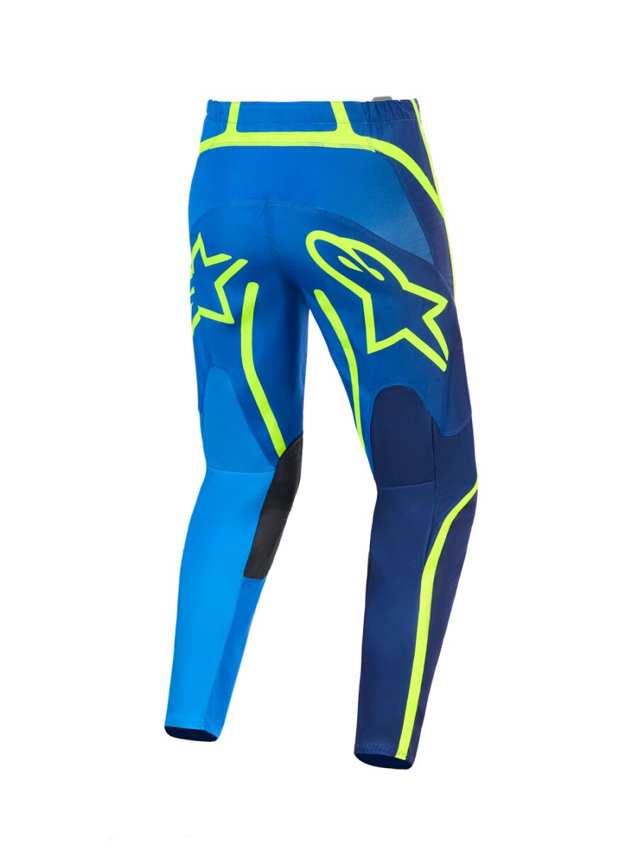 Fluid Apex Pantalon de Cross Alpinestars Bleu/ Jaune - 2