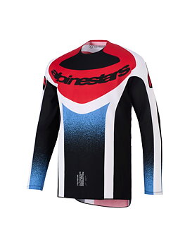 Alpinestars Techstar Knif Crossi Paita Musta/ Punainen/ Valkoinen