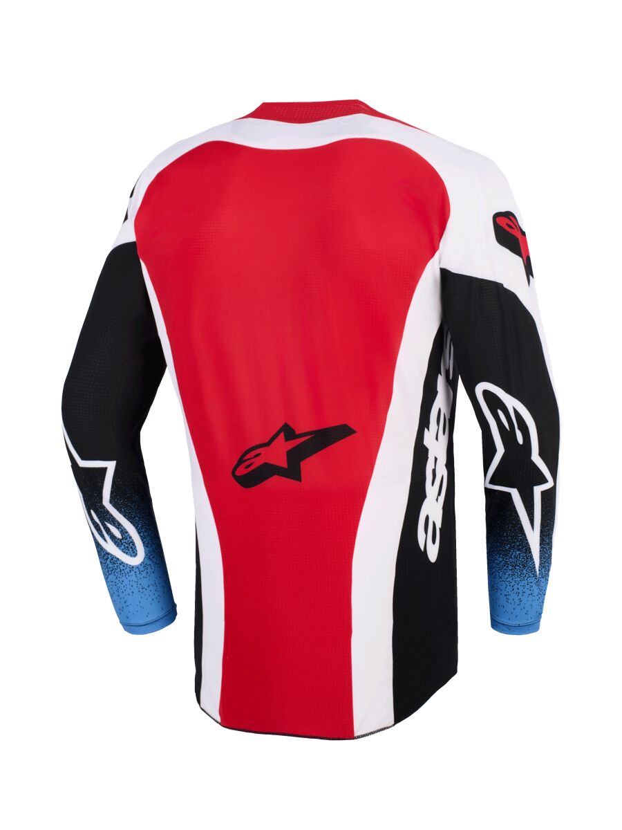 Alpinestars Techstar Knif Crossi Paita Musta/ Punainen/ Valkoinen - 2
