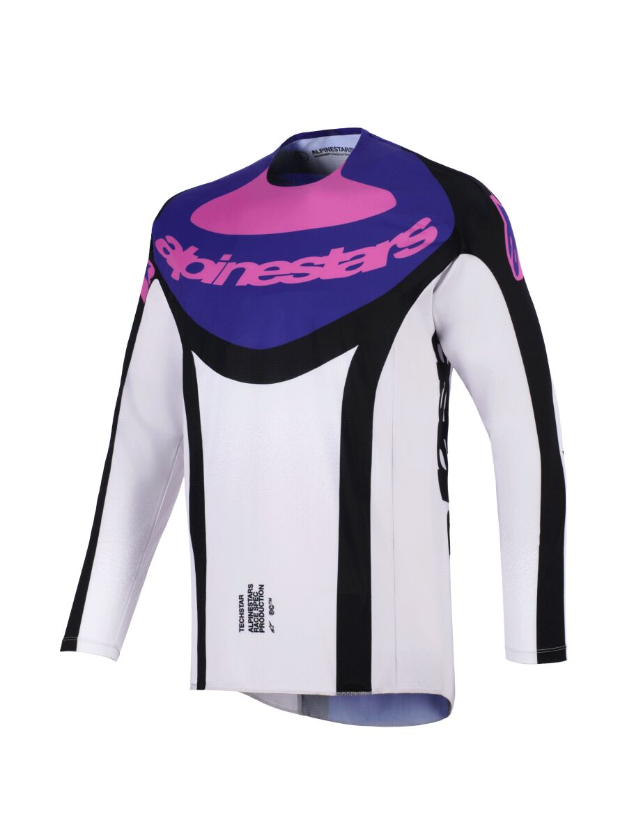 Alpinestars Techstar Knif Crosstrøje Sort/ Grå/ Lilla