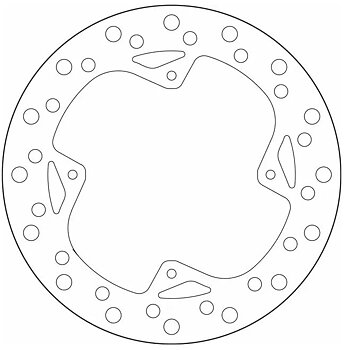 SBS Brake Rotor Standard Round