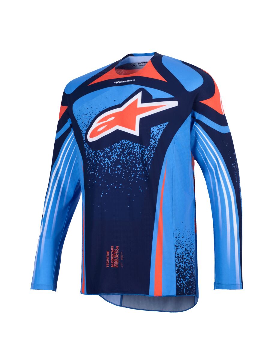 Alpinestars Techstar Nomur Crosströja Blå/ Blå/ Orange