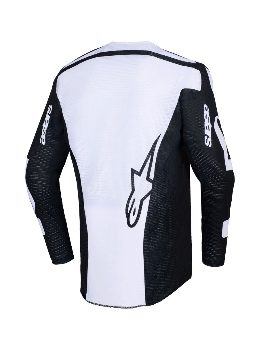 Alpinestars Racer Air Riway Crosstrøje Sort/ Hvid - 2