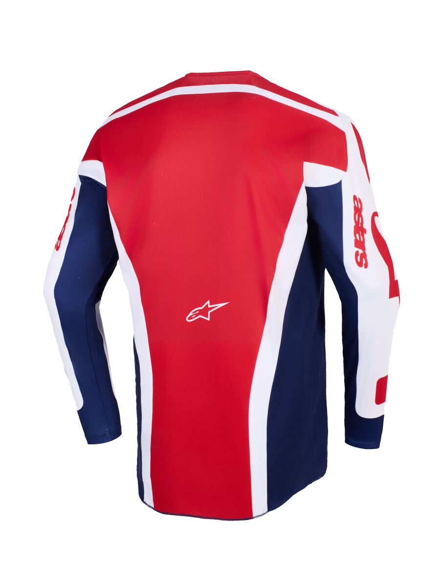 Alpinestars Racer Riway Crosstrøje Blå/ Rød/ Hvid - 2