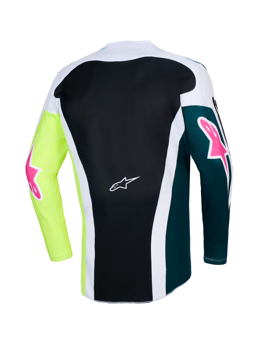 Alpinestars Racer Portl Crosströja Svart/ Grön/ Vit - 2