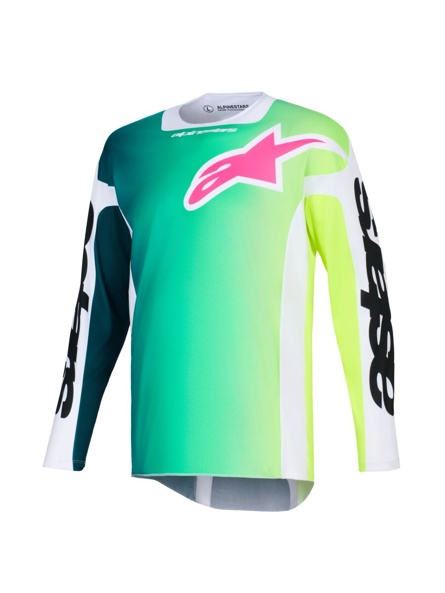 Alpinestars Racer Portl Crosströja Svart/ Grön/ Vit