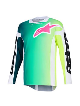 Alpinestars Racer Portl Crossi Paita Musta/ Vihreä/ Valkoinen