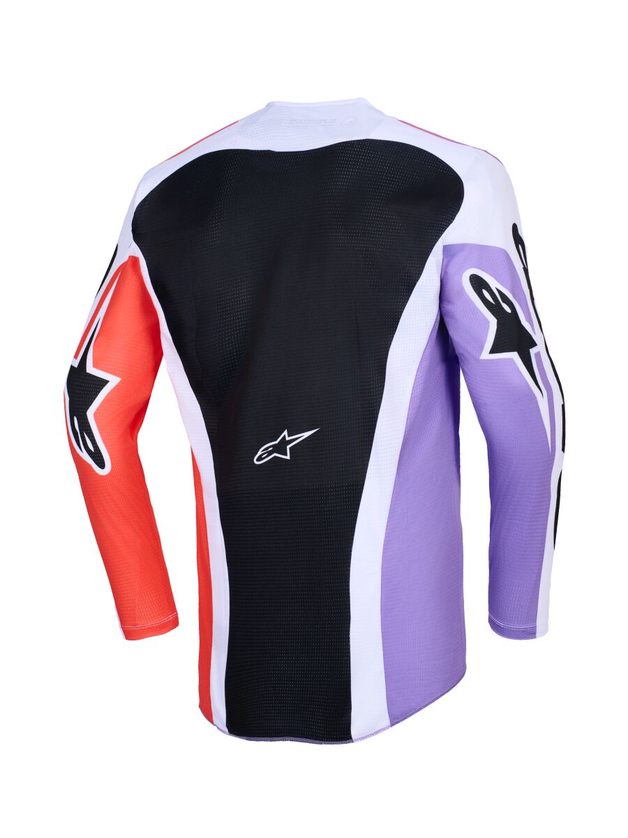 Alpinestars Racer Air Portl Crosstrøje Sort/ Pink/ Lilla/ Hvid - 2