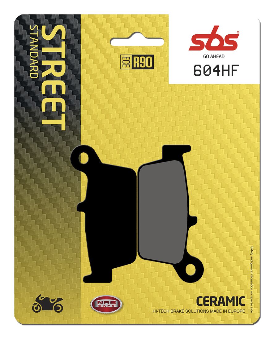 SBS HF Street Ceramic Organic Brake Pads