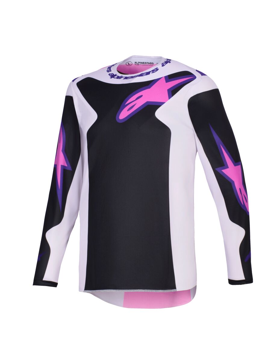 Alpinestars Fluid Grid Crosstrøje Sort/ Grå/ Lilla