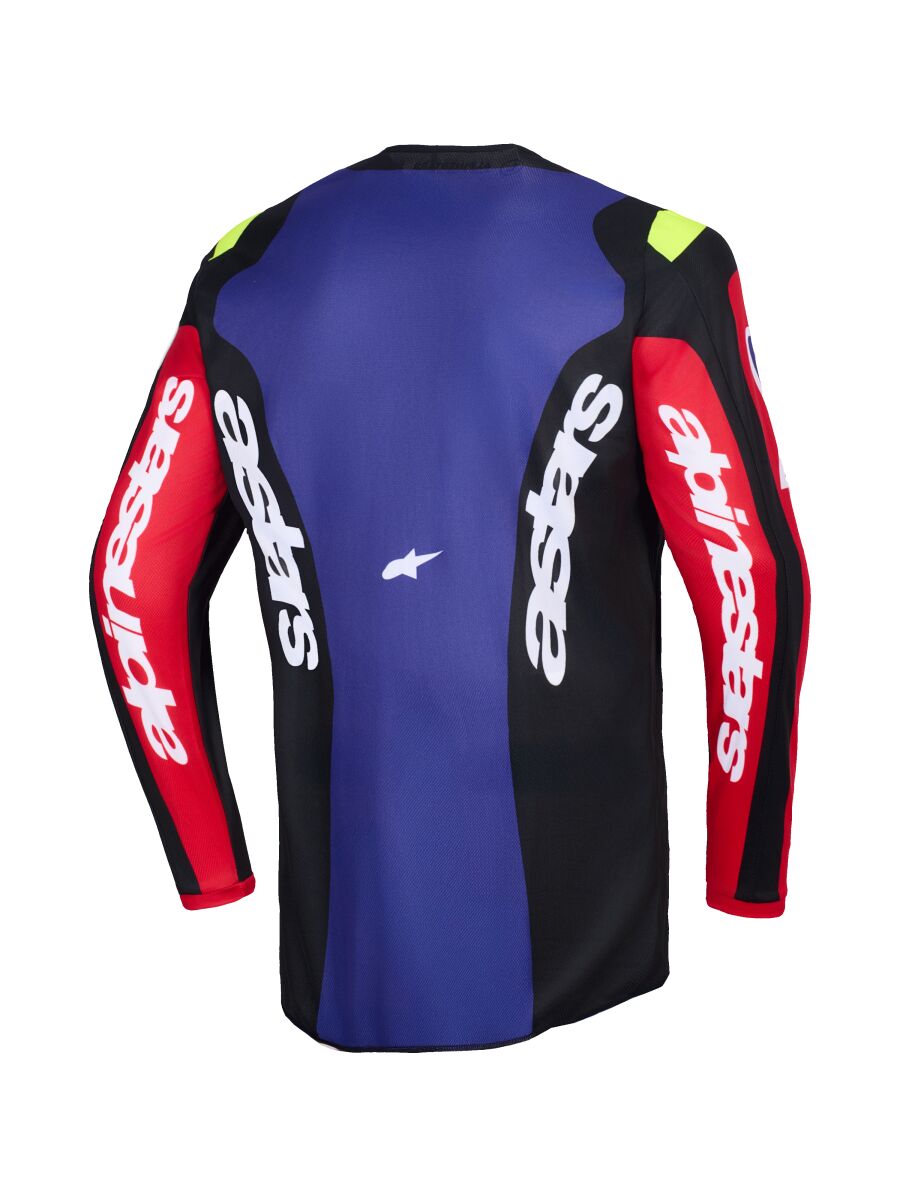 Alpinestars Fluid Grid Crosströja Svart/ Lila/ Röd - 2