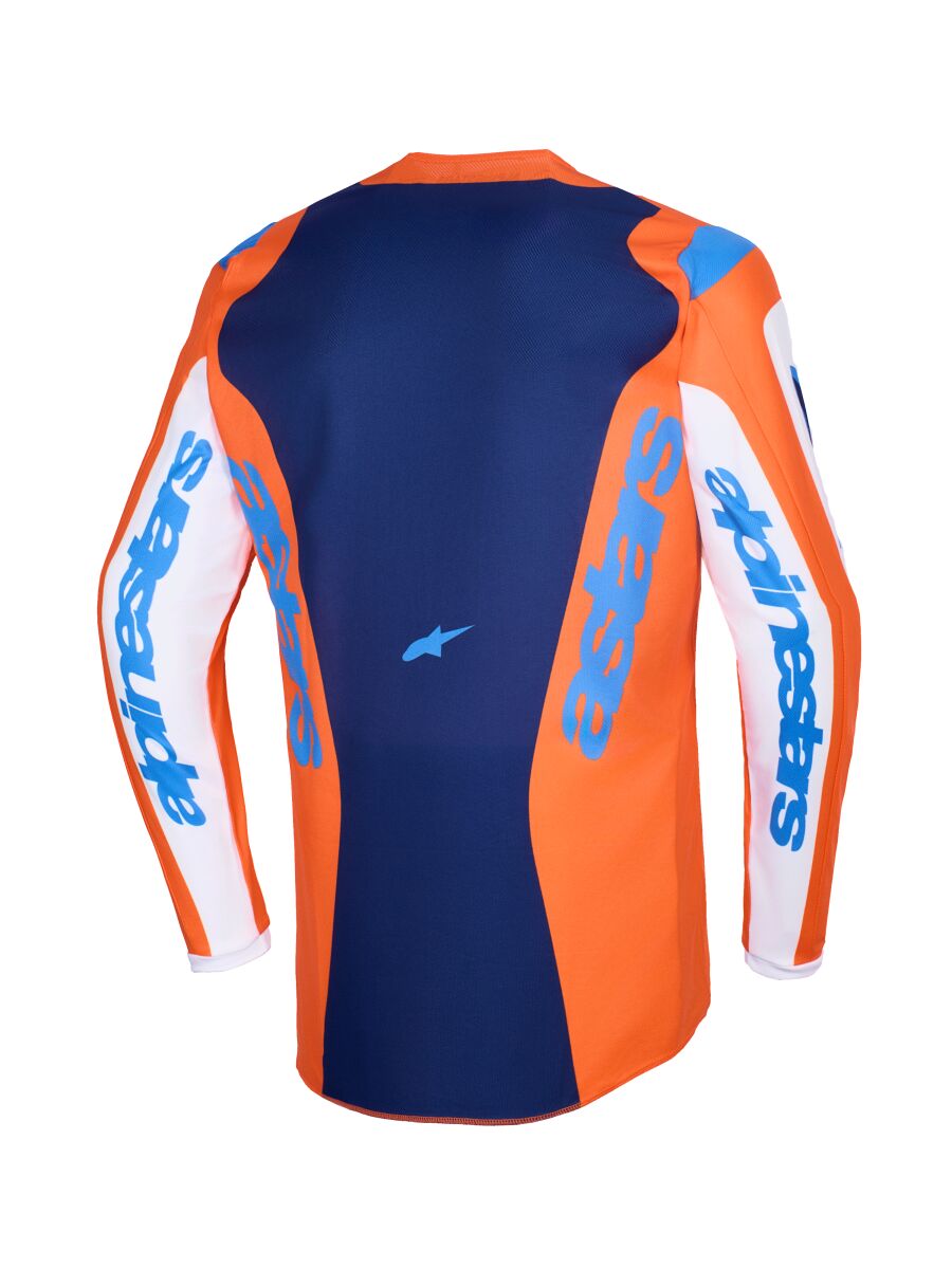 Alpinestars Fluid Grid Crosstrøye Blå/ Oransje - 2