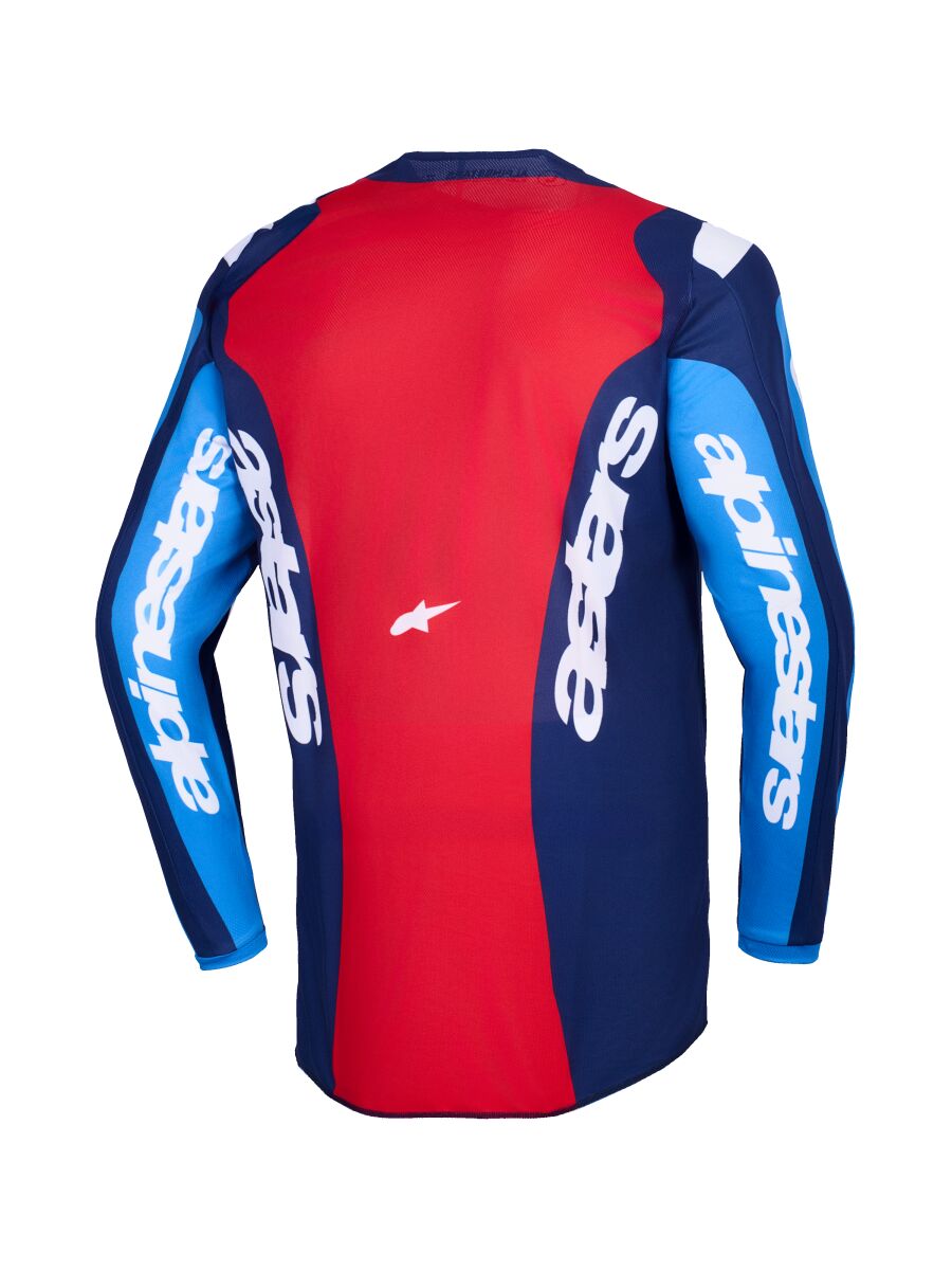 Alpinestars Fluid Grid Crosstrøje Blå/ Rød - 2
