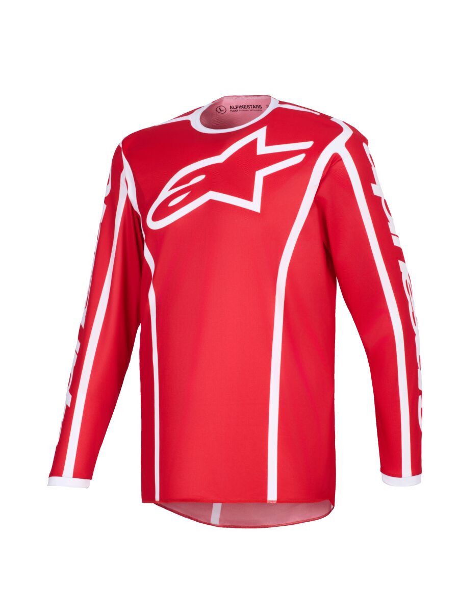 Alpinestars Fluid Apex Crosstrøje Rød/ Hvid