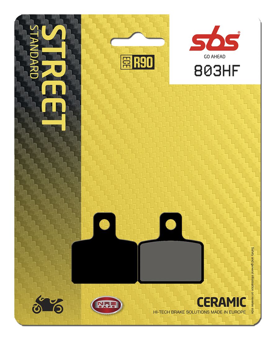 SBS HF Street Ceramic Organic Brake Pads
