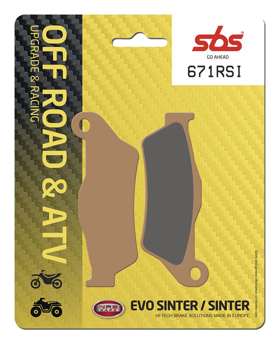 SBS RSI Offroad Racing Sintered Brake Pads