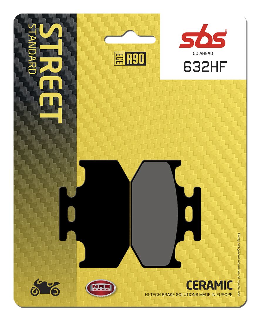 SBS HF Street Ceramic Organic Brake Pads