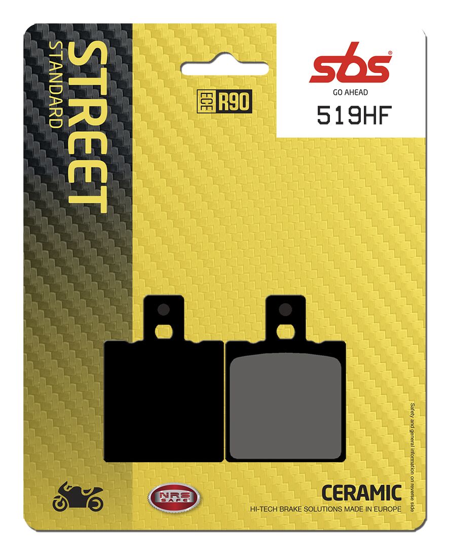 SBS HF Street Ceramic Organic Brake Pads