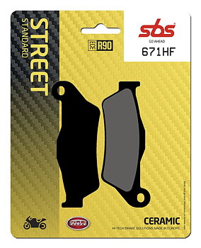 SBS HF Street Ceramic Organic Brake Pads