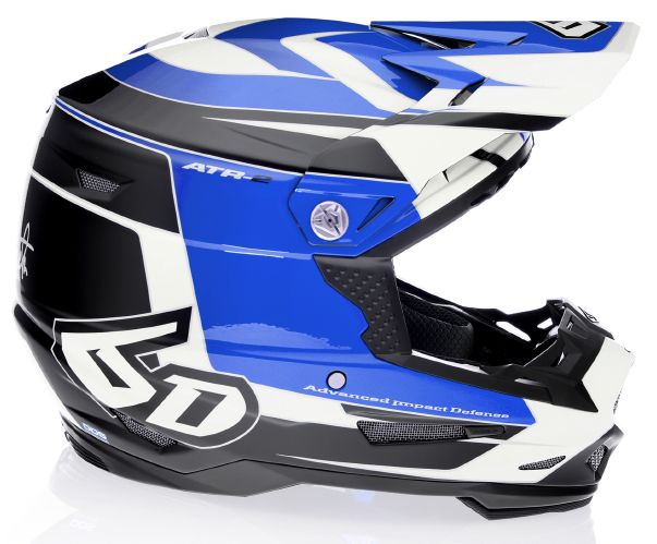 6D ATR-2 Impact Helm, Blauw