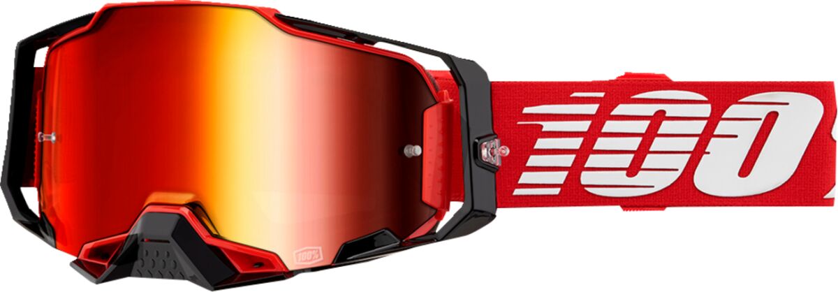 100% Armega Crossbrille Rød