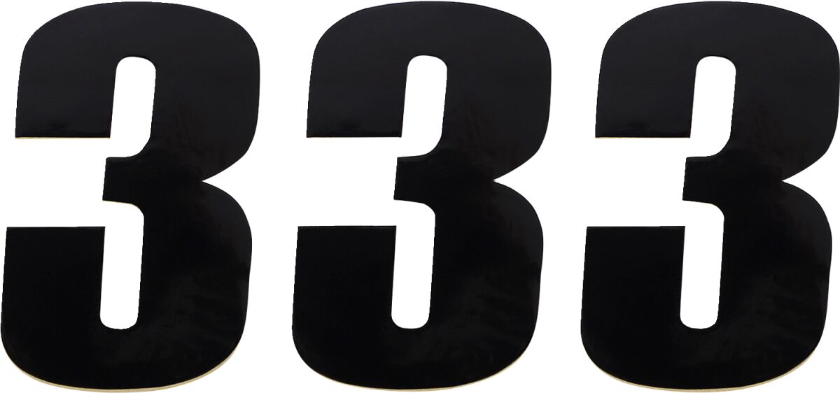 Moose Racing Vinyl Race Numbers