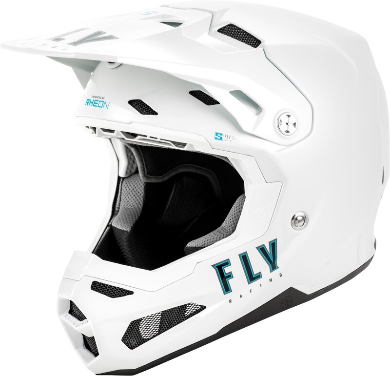 FLY RACING Formula S Carbon Solid Helmet White