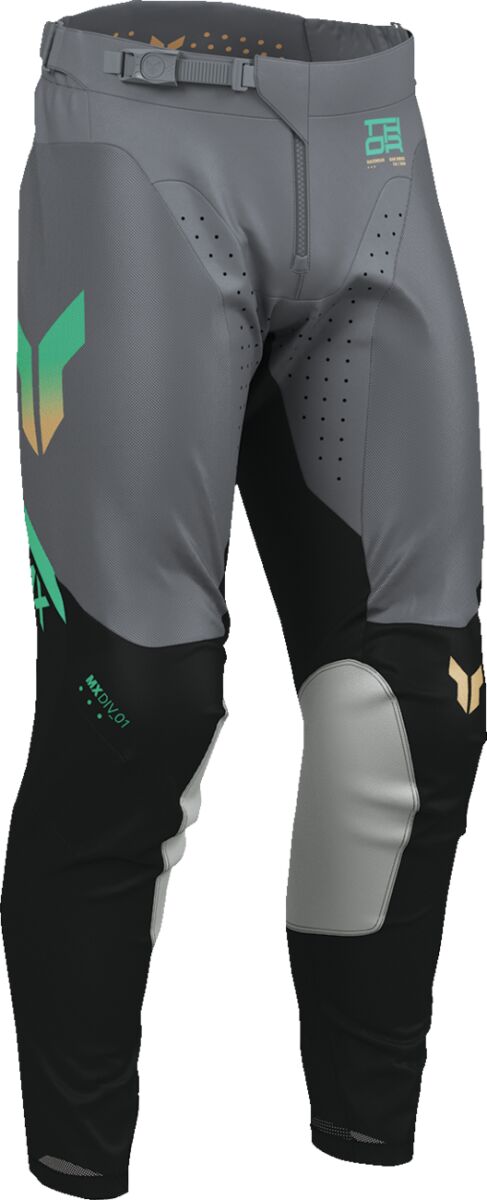 THOR LAUNCHMODE VENTED Raptor Crossbyxor Svart/ Charcoal Gray/ Grön  Vented