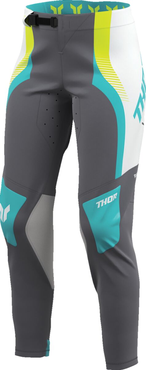 THOR Women's SPORTMODE Velocity Crossbyxor Aqua/ Hi-Vis Gul/ Grå/ Vit - 4