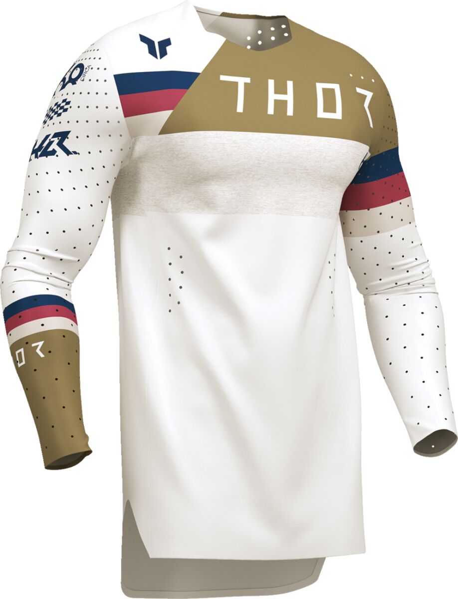 THOR SPORTMODE League Crosströja Maroon/ Blå/ Brun/ Vit