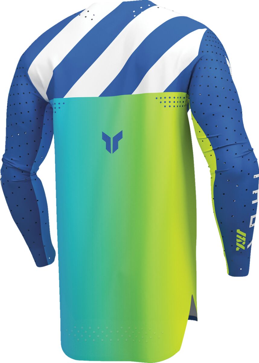 THOR SPORTMODE Synth Crosströja Blå/ Vit/ Gul - 6